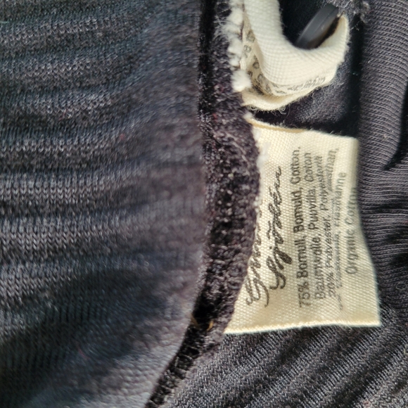 Gudrun Sjoden Velvet Velour Wrap Cardigan Blouse Black S - Picture 14 of 14